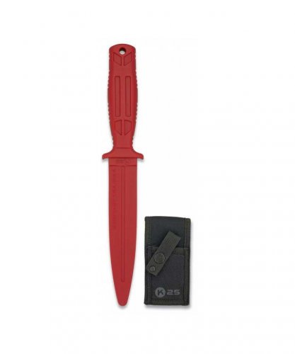 Tréninkový nůž K25 gumový RUI Tactical - Barva: Červená