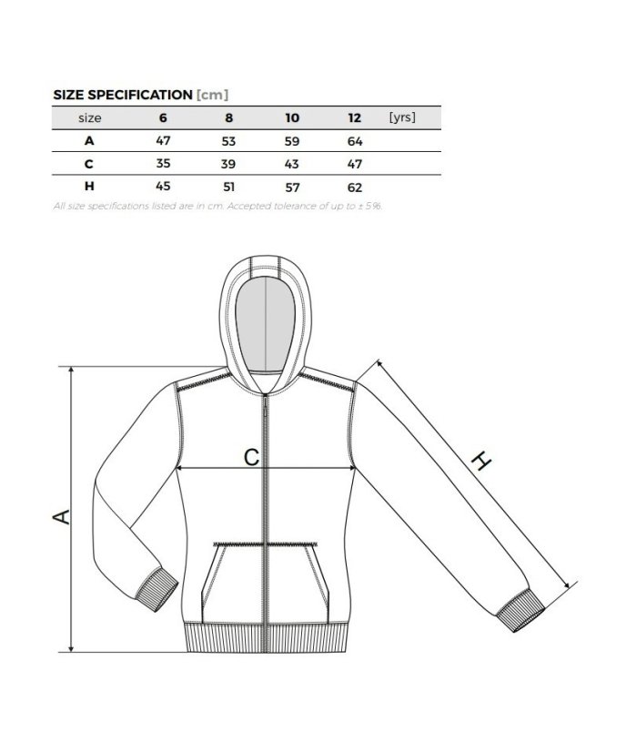 Mikina Podporuji VV - Hold veteránům (dětská) - Velikost: 146 (10 let)