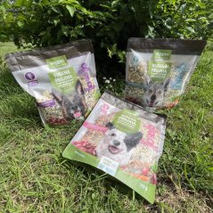 Yoggies Sušená příloha s rýžovými vločkami k syrové potravě B.A.R.F. 750g