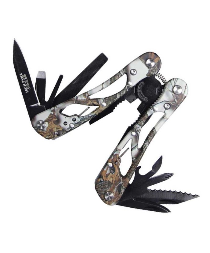 Sada zavíracího nože a multifunkčních kleští CAMO - Jack Pyke