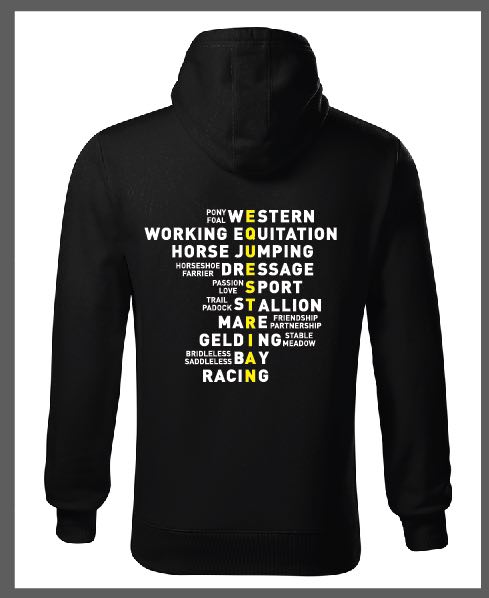 Unisex mikina EQUESTRIAN - Velikost: L