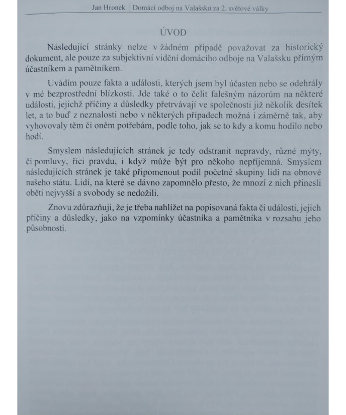 Domácí odboj na Valašsku za 2. světové války