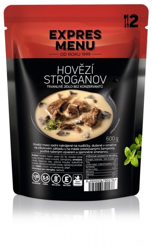 Hovězí Stroganov