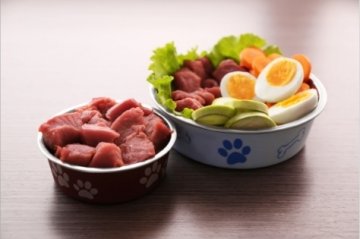 Doplňky k BARFU - Složení - směs vloček (pohankové tmavé 30 % a jáhlové 20 %) 50 %, směs sušené zeleniny (mrkev, červená řepa) 24 %, sušené ovoce (jablko) 12 %, směs olejnatých semen (lněná, dýňová) 5 %, petržel nať sušená 3 %, šípky sušené 3 %, kořen čekanky (vláknina) sušený 3 %, konopné výlisky (vláknina) 3 %