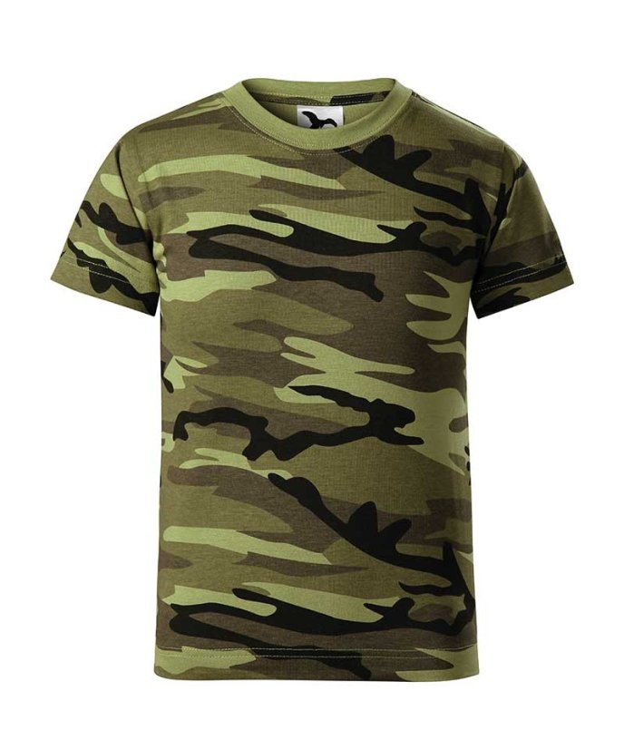 Dětské tričko maskáčové CAMOUFLAGE Adler - Barva: Šedý maskáč, Velikost: 134 (8 let)