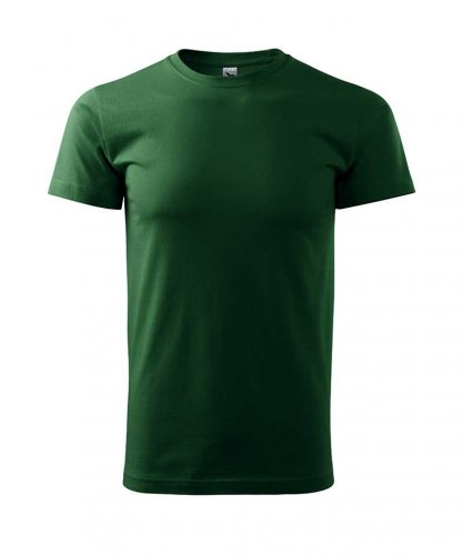 Tričko unisex Heavy New Adler - Barva: Lahvově zelená, Velikost: XL