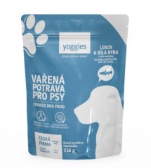 Yoggies vařená potrava pro psy - Losos a bílá ryba s chia semínky