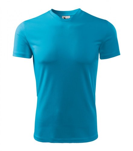 Funkční sportovní triko Fantasy s krátkým rukávem - Barva: Tyrkysová, Střih: Pánský, Velikost: M