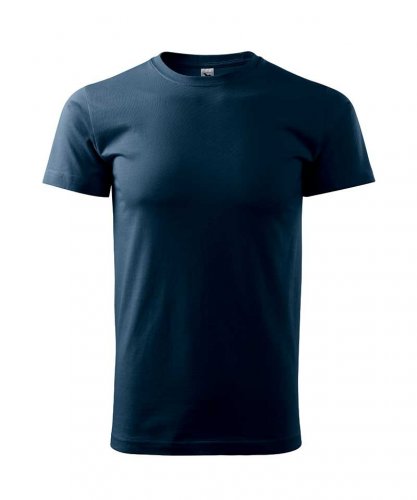 Tričko unisex Heavy New Adler - Barva: Námořní modrá, Velikost: M
