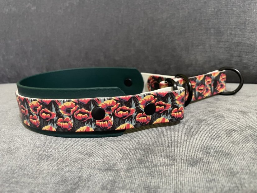 Polostahovací obojek BioThane ® HOLD VETERÁNŮM