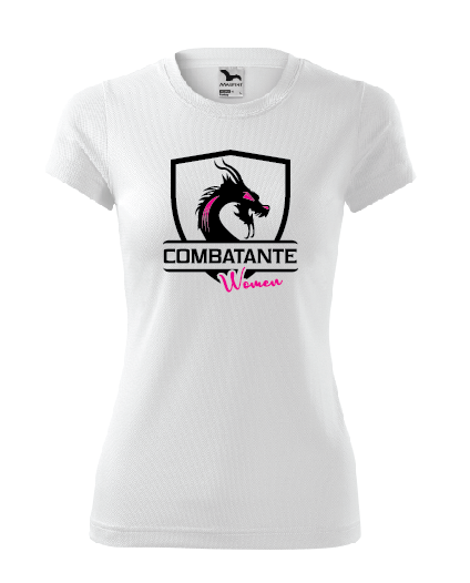 Dres Combatante bílý dámský - Velikost: 146 (10 let)