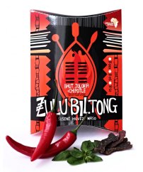 Zulu Biltong Bhut Jolokia + Chipotle 25g