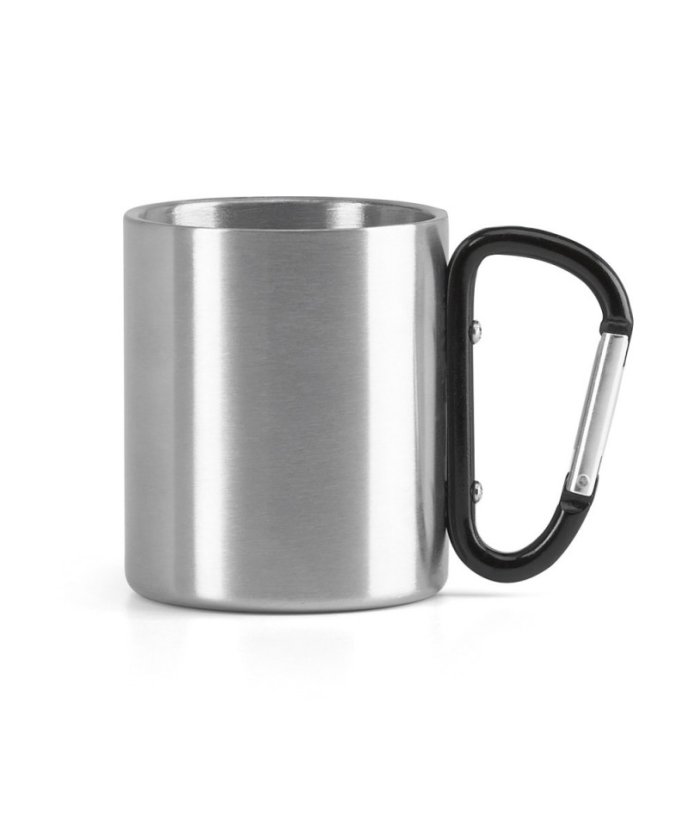 Nerezový hrnek s karabinou WINGS